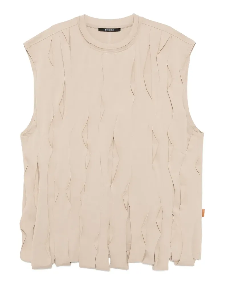 SONGZIO Fragment vest - Nude Nude