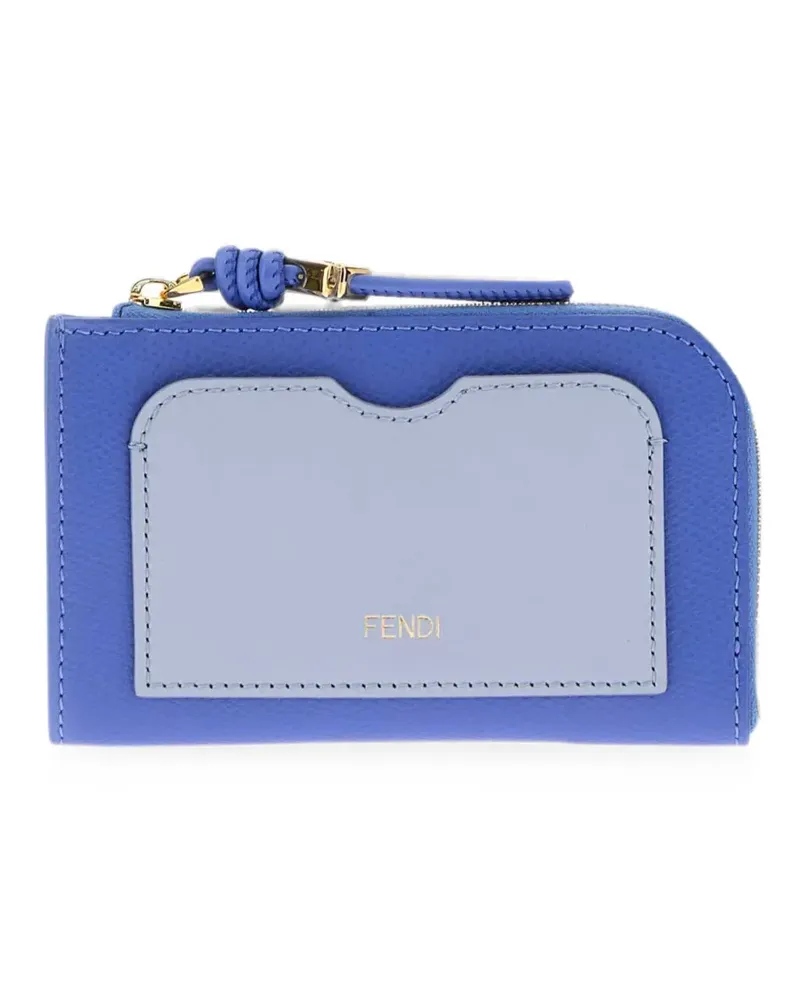 Fendi FF Diamonds card holder - Blau Blau