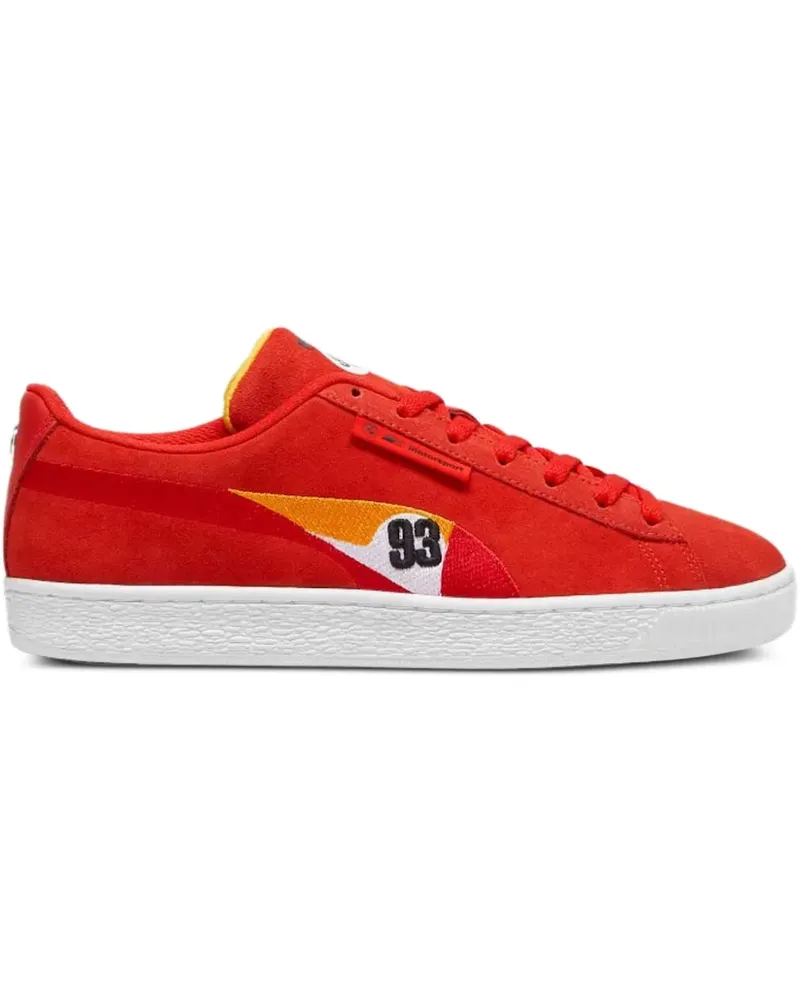 Puma x BMW Motorsport Calder Wildleder-Sneakers - Rot Rot