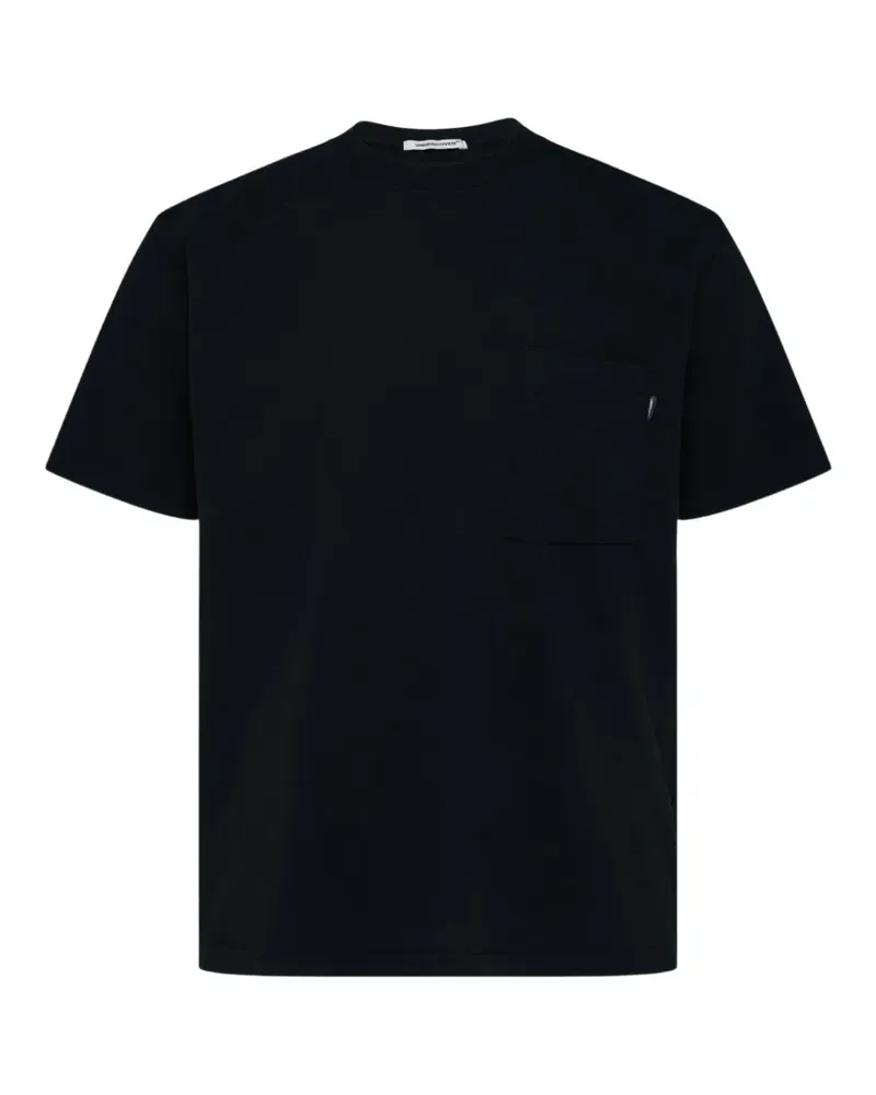 Undercover T-Shirt mit Brusttasche - Schwarz Schwarz