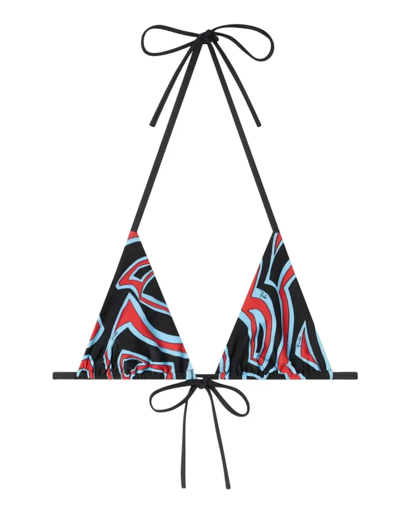 Emilio Pucci Bikini mit Labirinto-Print - Schwarz Schwarz