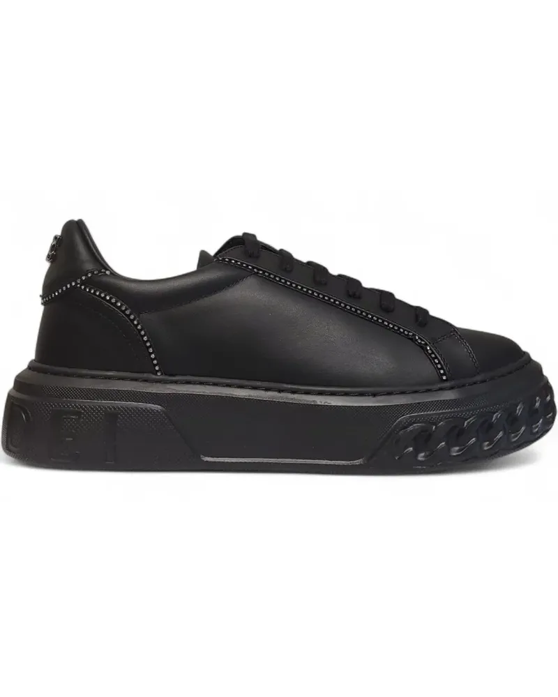 Casadei Off Road Sneakers mit Kettenprägung - 9000 BLACK 9000