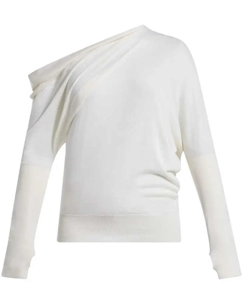 Tom Ford Schulterfreier Pullover - Weiß Weiß