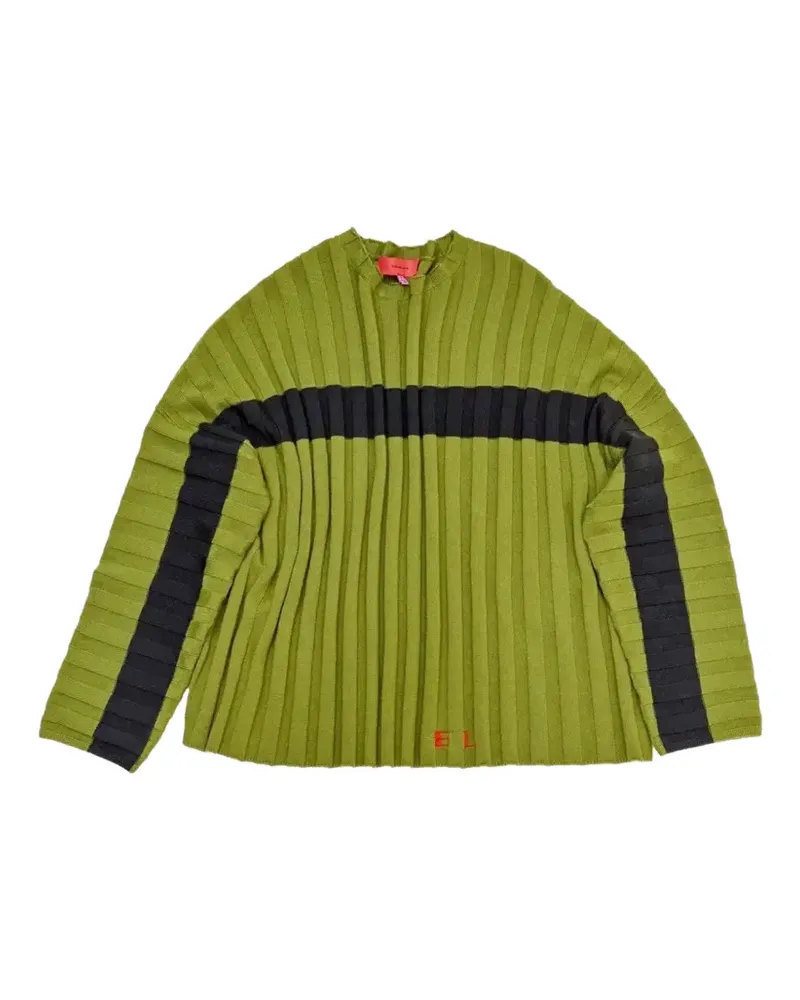 Eckhaus Latta Gerippter Keyboard Pullover - Grün Grün