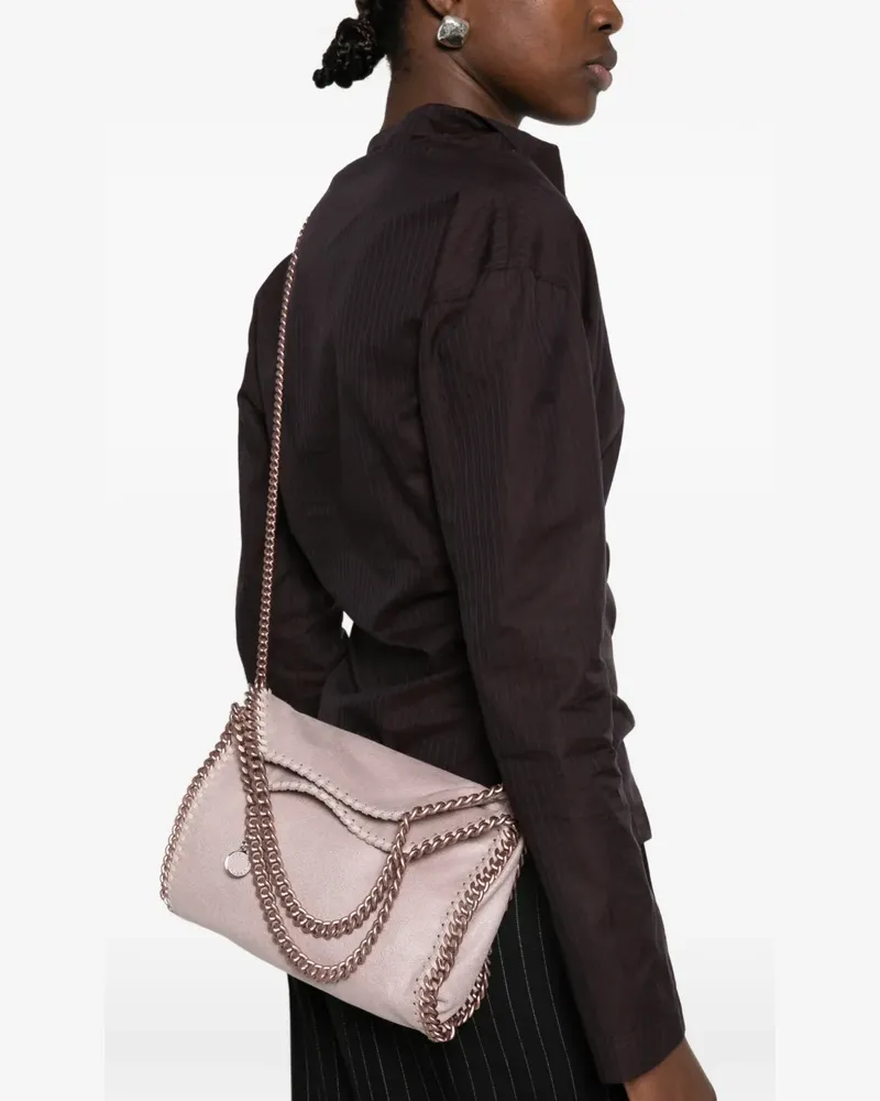 Stella McCartney mini Falabella chain-trim tote bag - Rosa Rosa