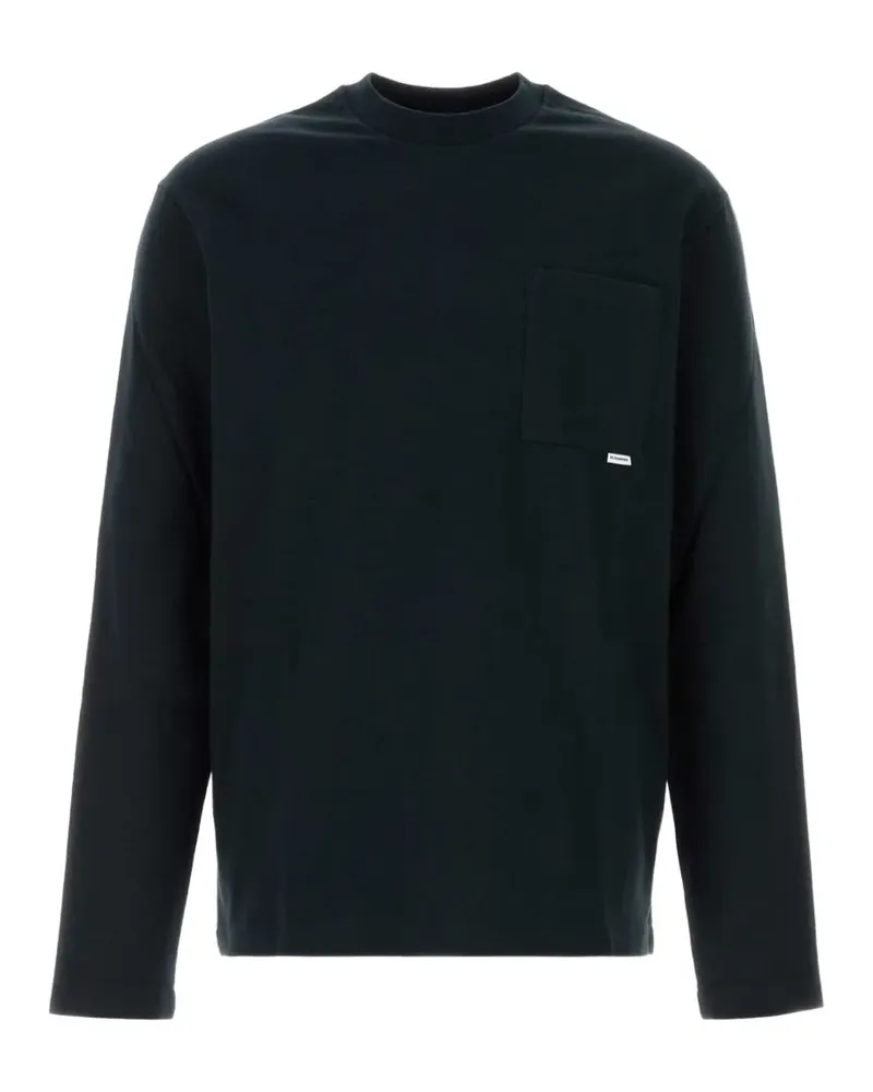 Jil Sander chest-pocket long-sleeve T-shirt - Schwarz Schwarz