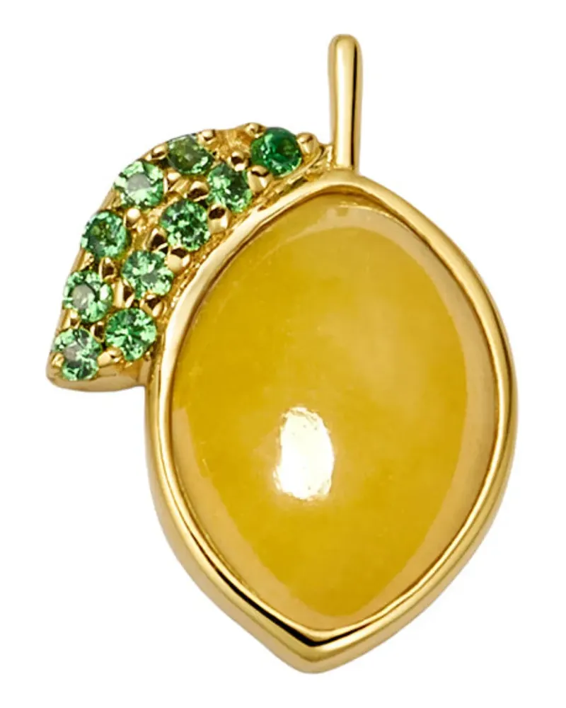 Loquet 18kt Gelbgoldanhänger mit Tsavorit Gold