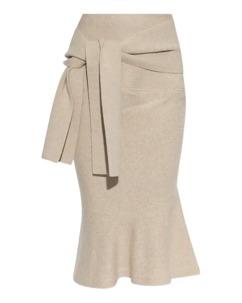 Jacquemus Fiocco Rock mit Schnürung - Nude Nude