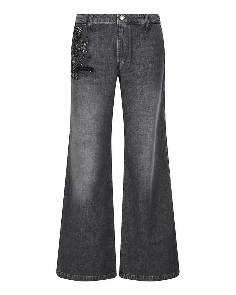 Ermanno Scervino Jeans mit Perlen - Grau Grau
