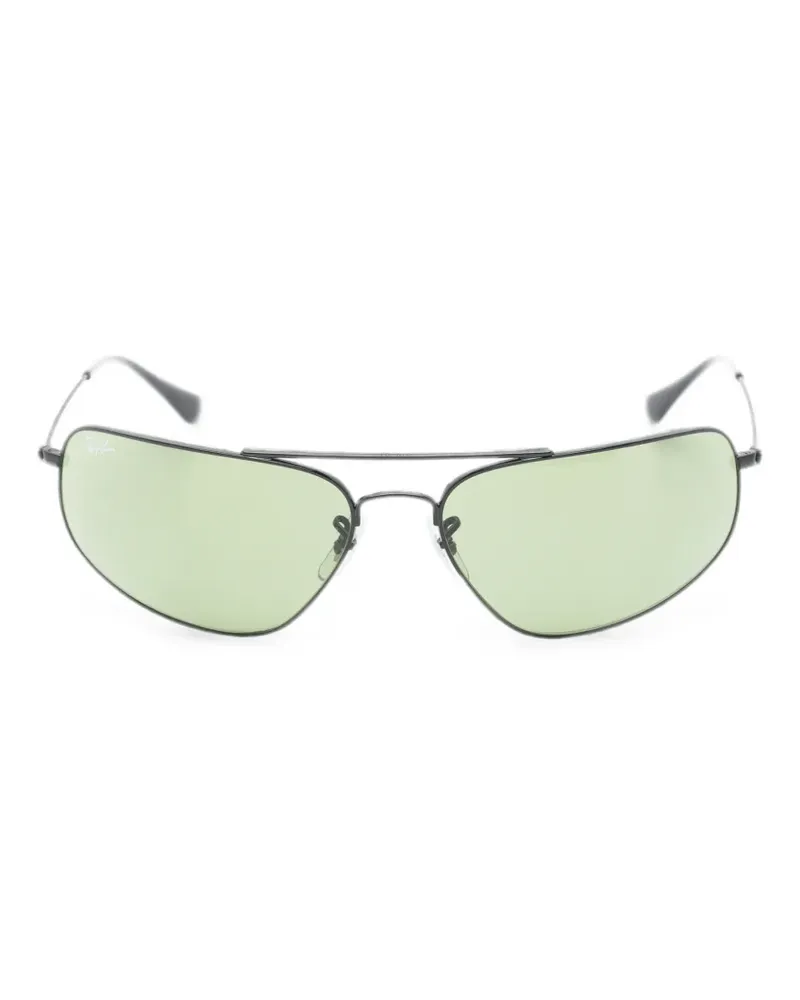 Ray Ban Pilotenbrille mit Doppelsteg - Schwarz Schwarz