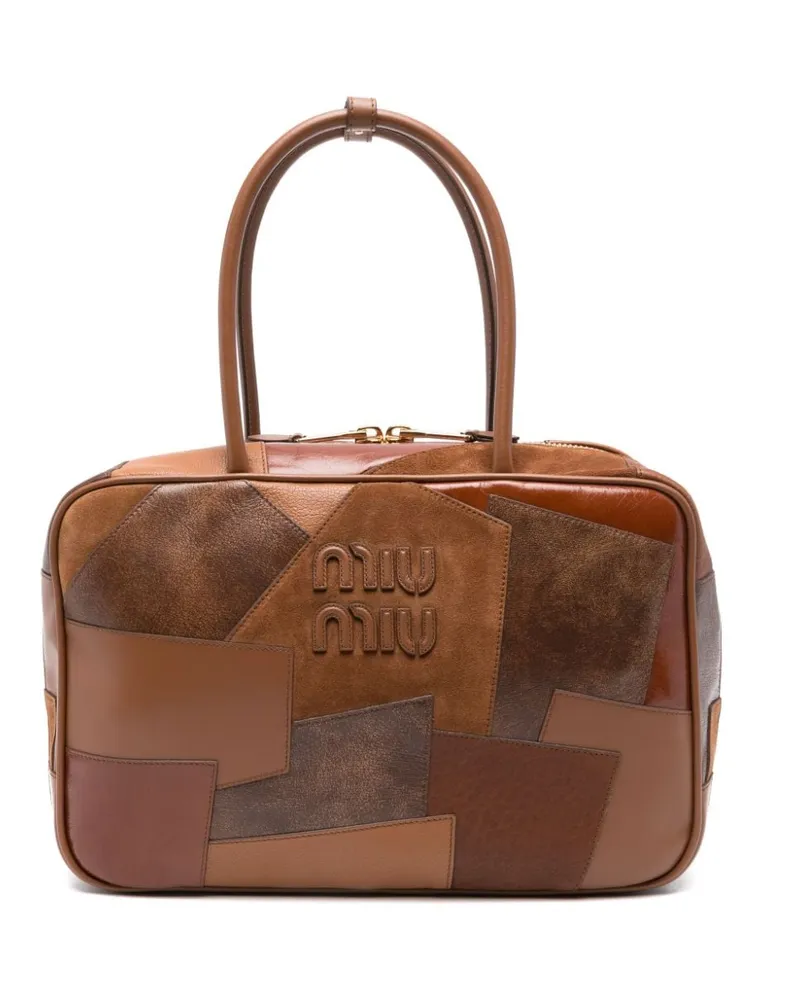 Miu Miu Beau Tote Bag - Braun Braun