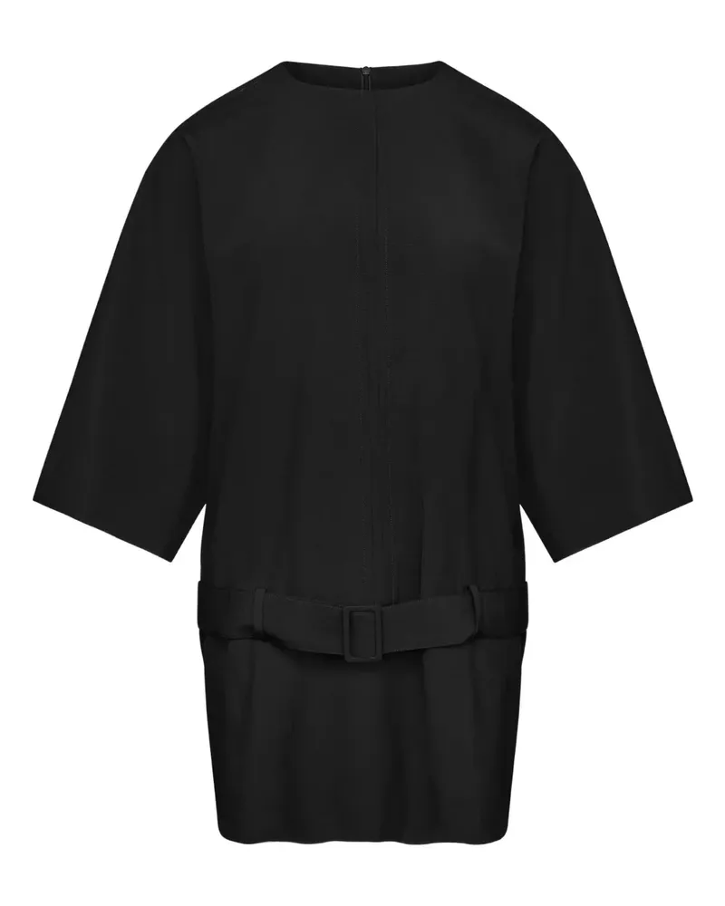 Maison Margiela Minikleid mit Gürtel - Schwarz Schwarz
