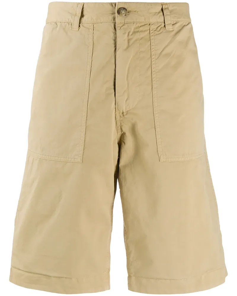 Woolrich Shorts mit Kontrastsaum - Nude Nude