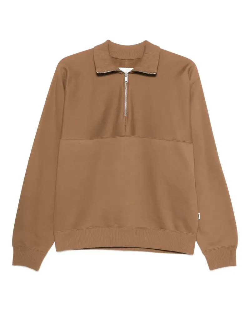 Jil Sander Sweatshirt mit Reißverschluss - Braun Braun