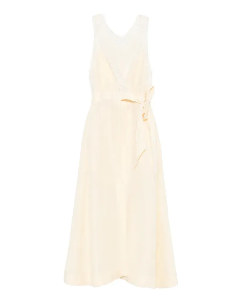 Sandro lace-trim playsuit - Gelb Gelb