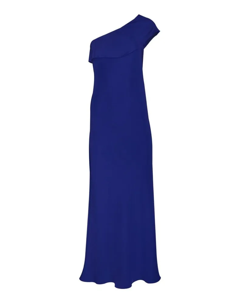 Peter Cohen Drapiertes Abendkleid - Blau Blau