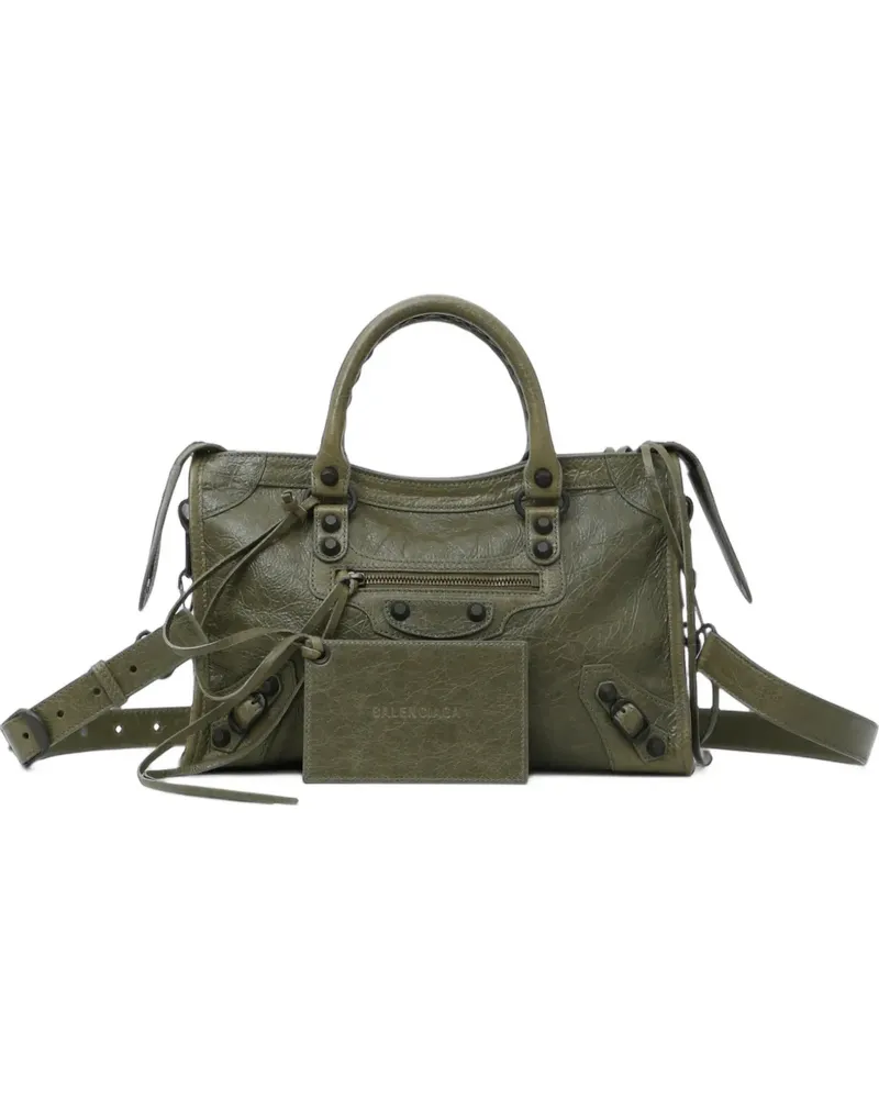 Balenciaga Le City Schultertasche - Grün Grün
