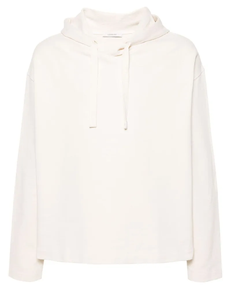 Christophe Lemaire Hoodie mit tiefen Schultern - Nude Nude
