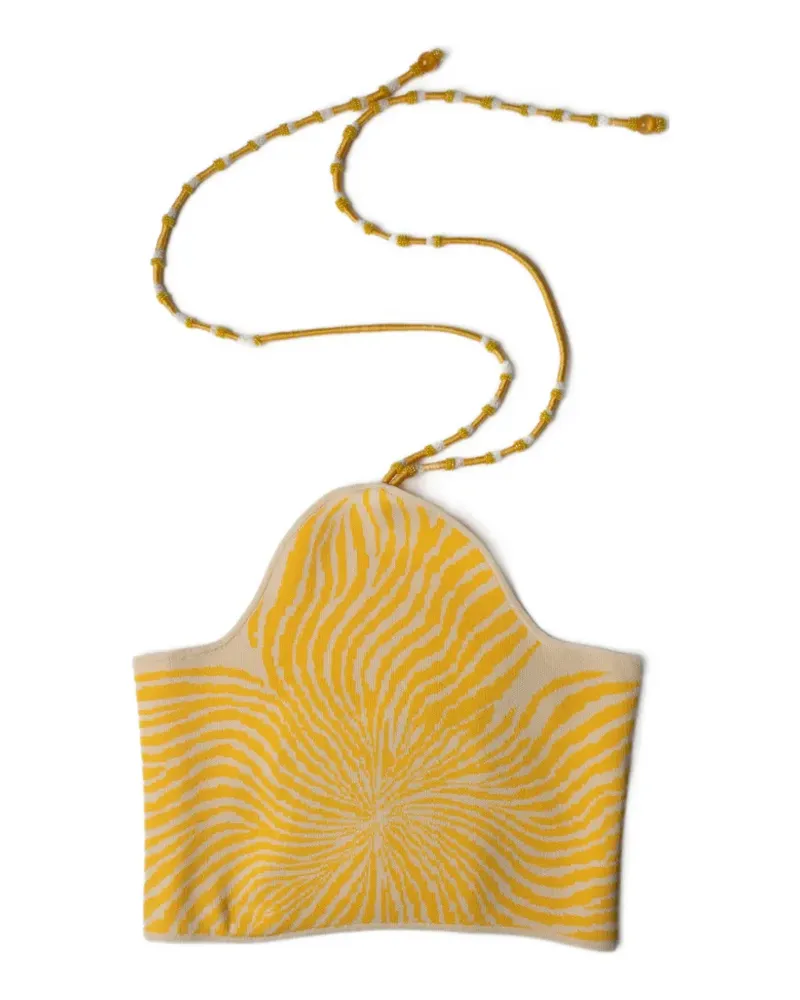 Alexis Gala patterned top - Gelb Gelb
