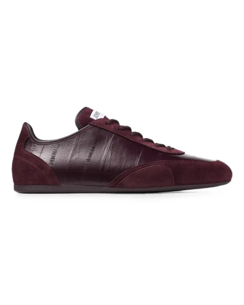 Jimmy Choo Sunny M Deep Merlot Sneakers mit Aal-Print - Rot Rot