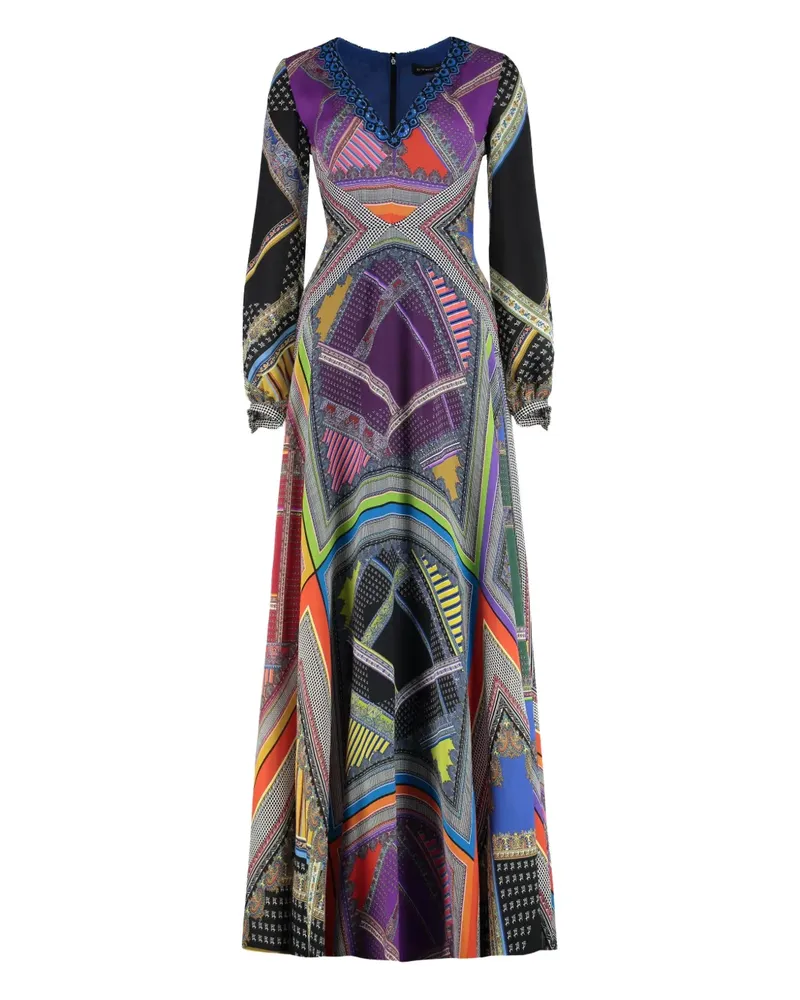 Etro silk maxi dress - Violett Violett