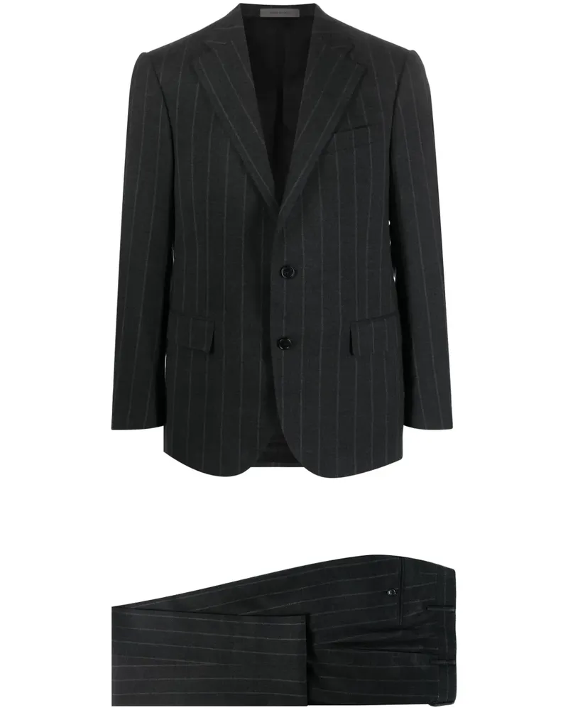 Corneliani Anzug mit Nadelstreifen - Grau Grau
