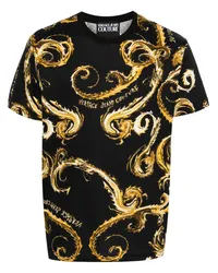 Versace Jeans Chromo Couture T-Shirt Schwarz