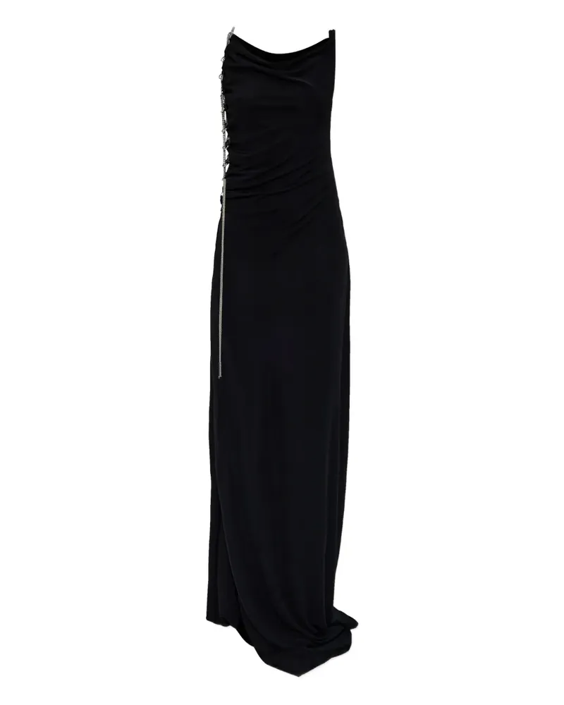 Dsquared2 chain-detail maxi dress - Schwarz Schwarz
