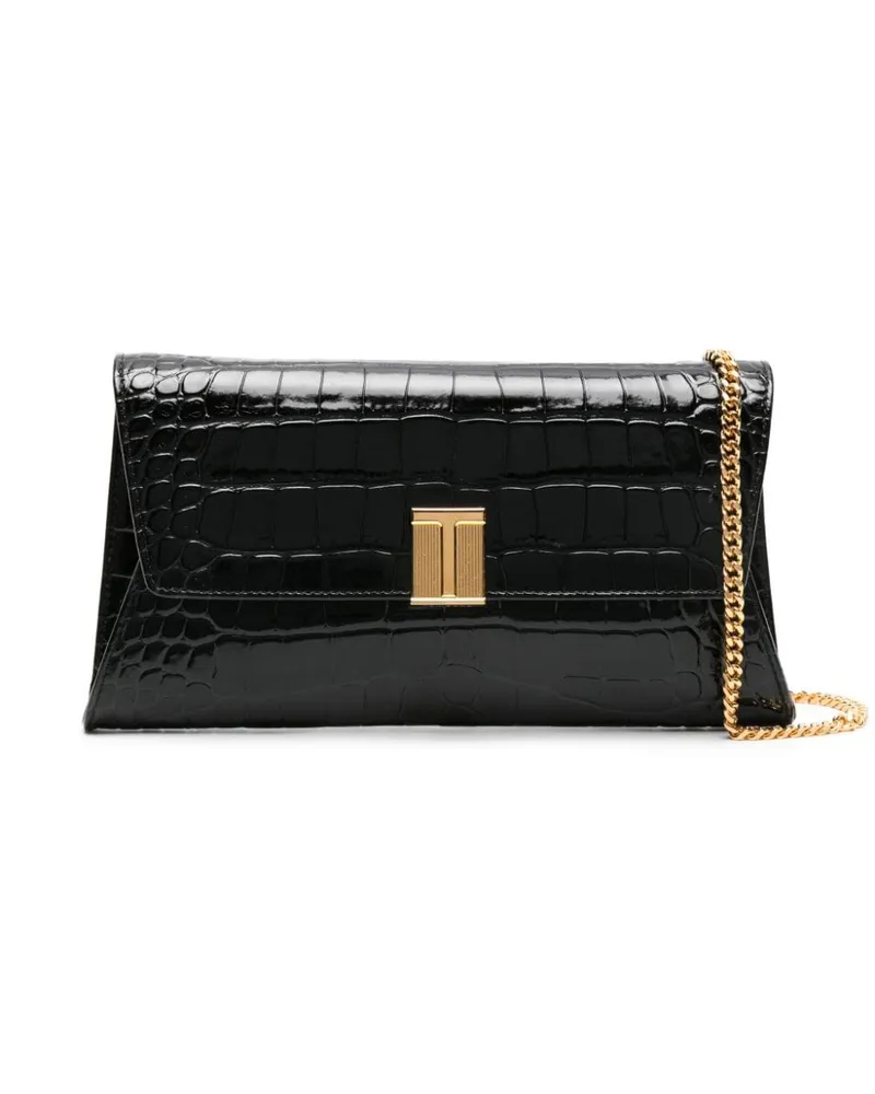 Tom Ford Nobile Clutch - Schwarz Schwarz