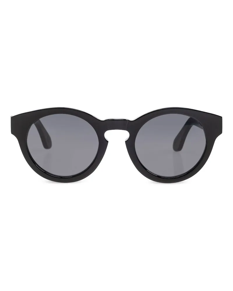 Golden Goose Sonnenbrille mit rundem Gestell - Schwarz Schwarz