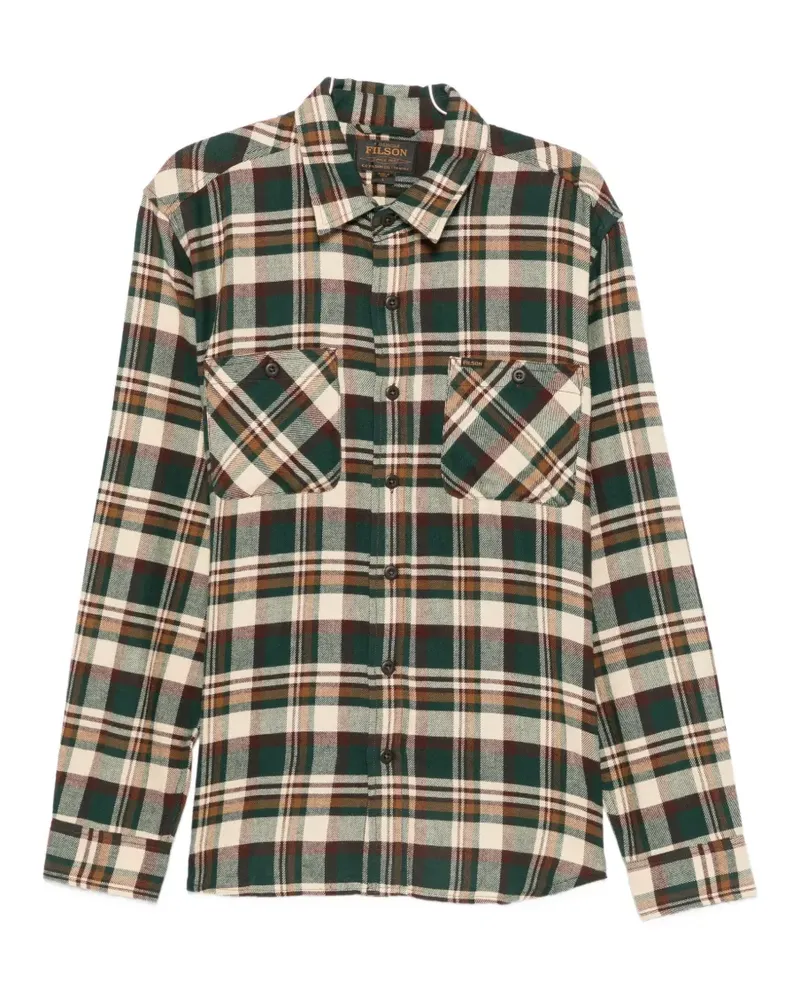 Filson check-pattern button-down shirt - Grün Grün