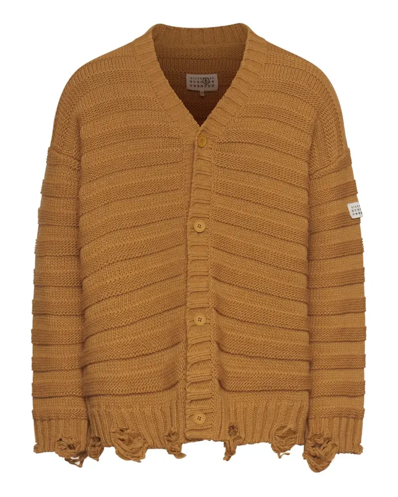 Maison Margiela wool cardigan - Nude Nude