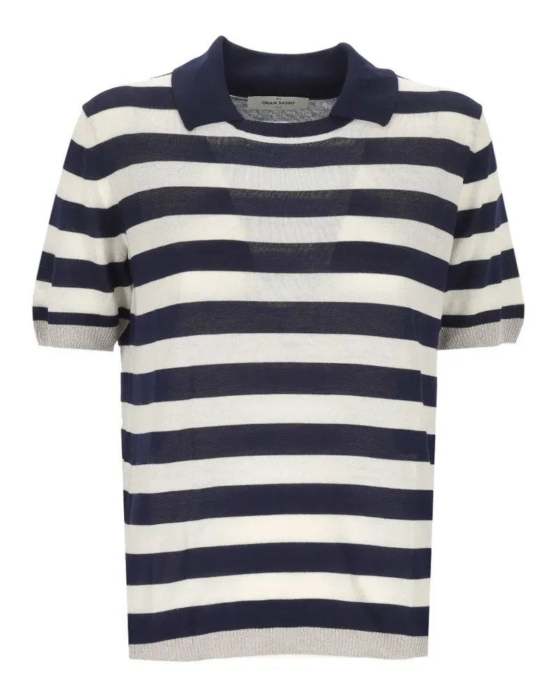 Gran Sasso striped short-sleeve T-shirt - Blau Blau