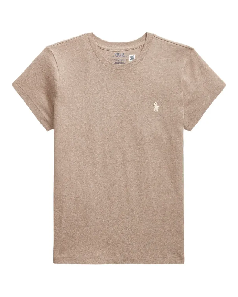 Ralph Lauren T-Shirt mit Logo-Detail - Nude Nude