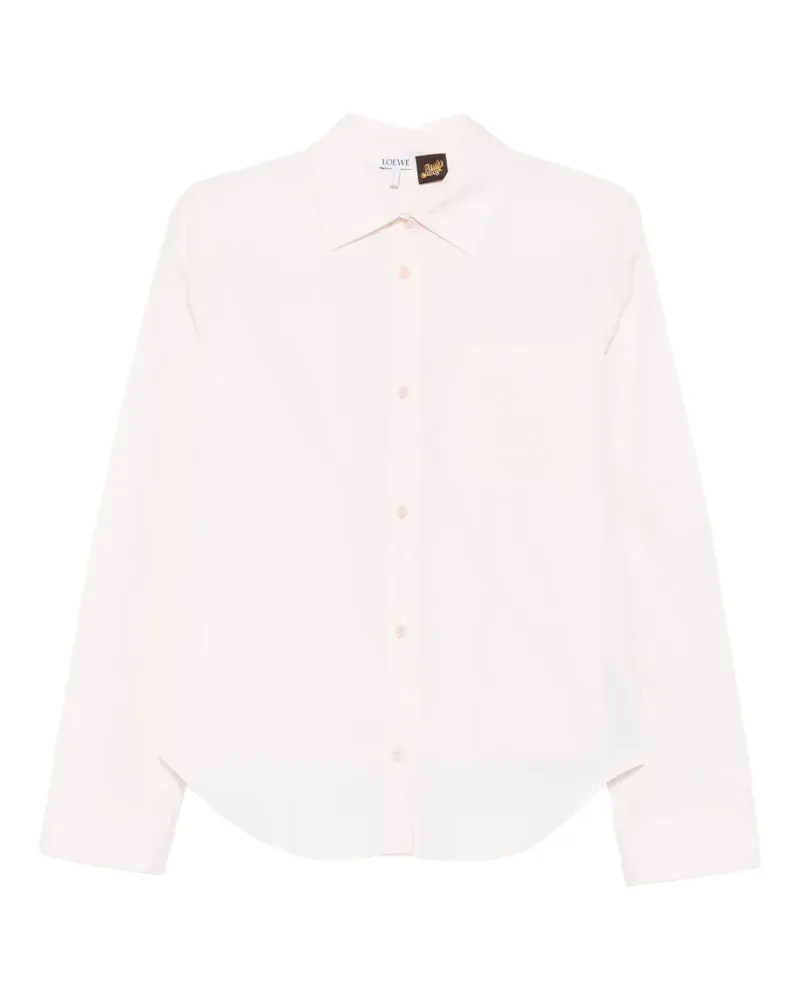 Loewe x Paula's Hemd mit Ibiza Anagram-Stickerei - Rosa Rosa