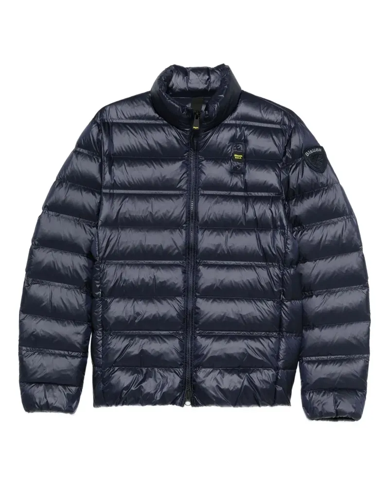 Blauer Wattierte Belmont Jacke Blau