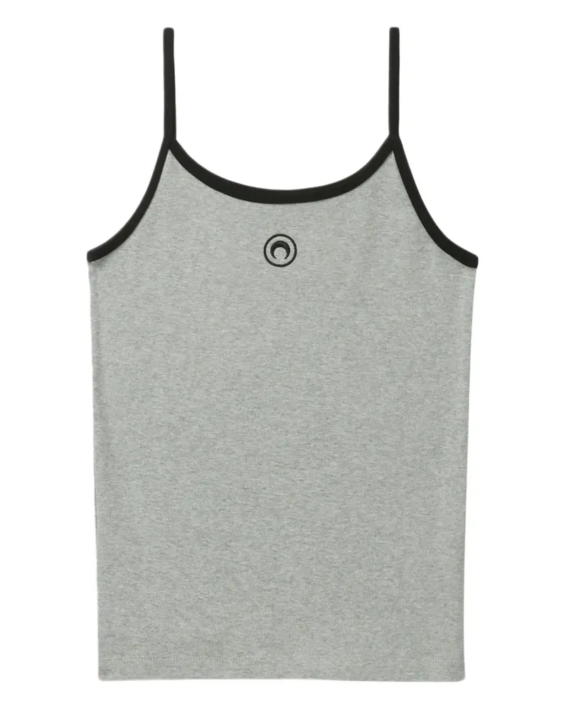 Marine Serre Klassisches Trägershirt - Grau Grau