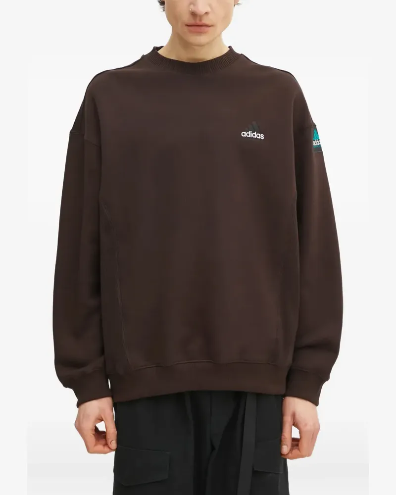 adidas Pullover mit rundem Ausschnitt - Braun Braun
