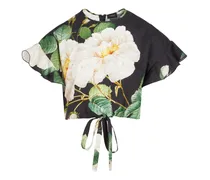 Giant Bloom Cropped-Bluse