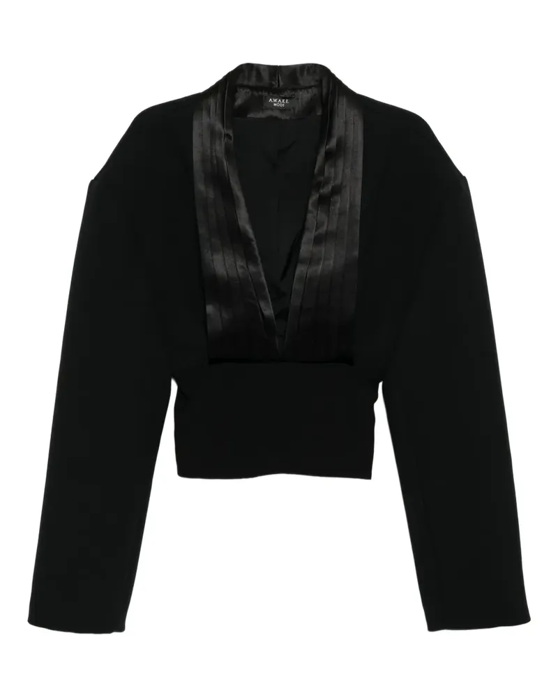 A.W.A.K.E. Cummerbund Oberteil - Schwarz Schwarz