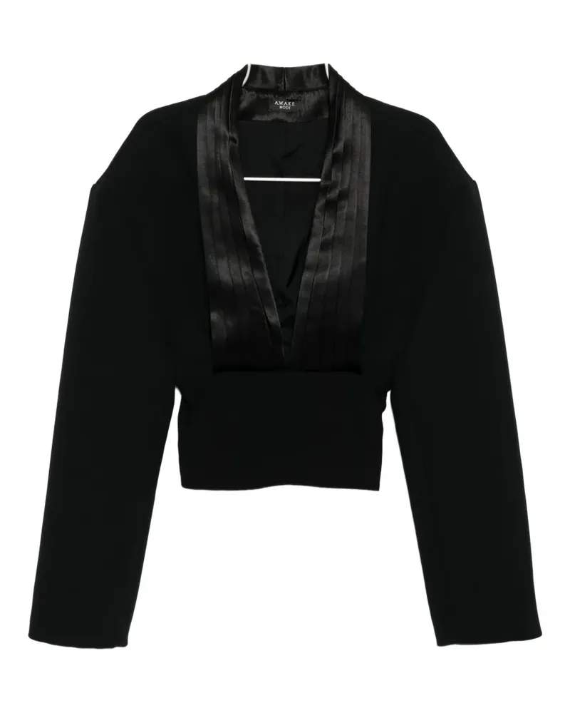 A.W.A.K.E. Cummerbund Oberteil - Schwarz Schwarz