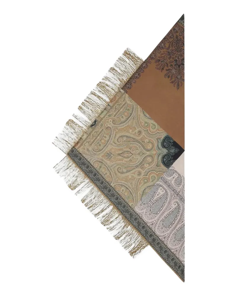 Pierre-Louis Mascia paisley-print fringed bandana - Braun Braun