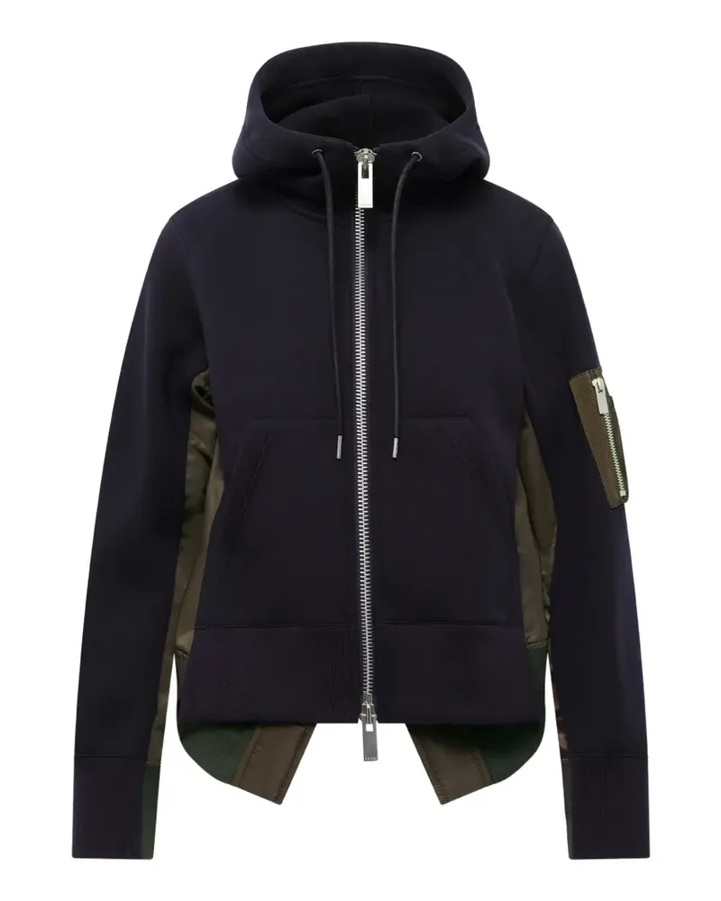 Sacai Runway Sponge Sweat hoodie - Blau Blau