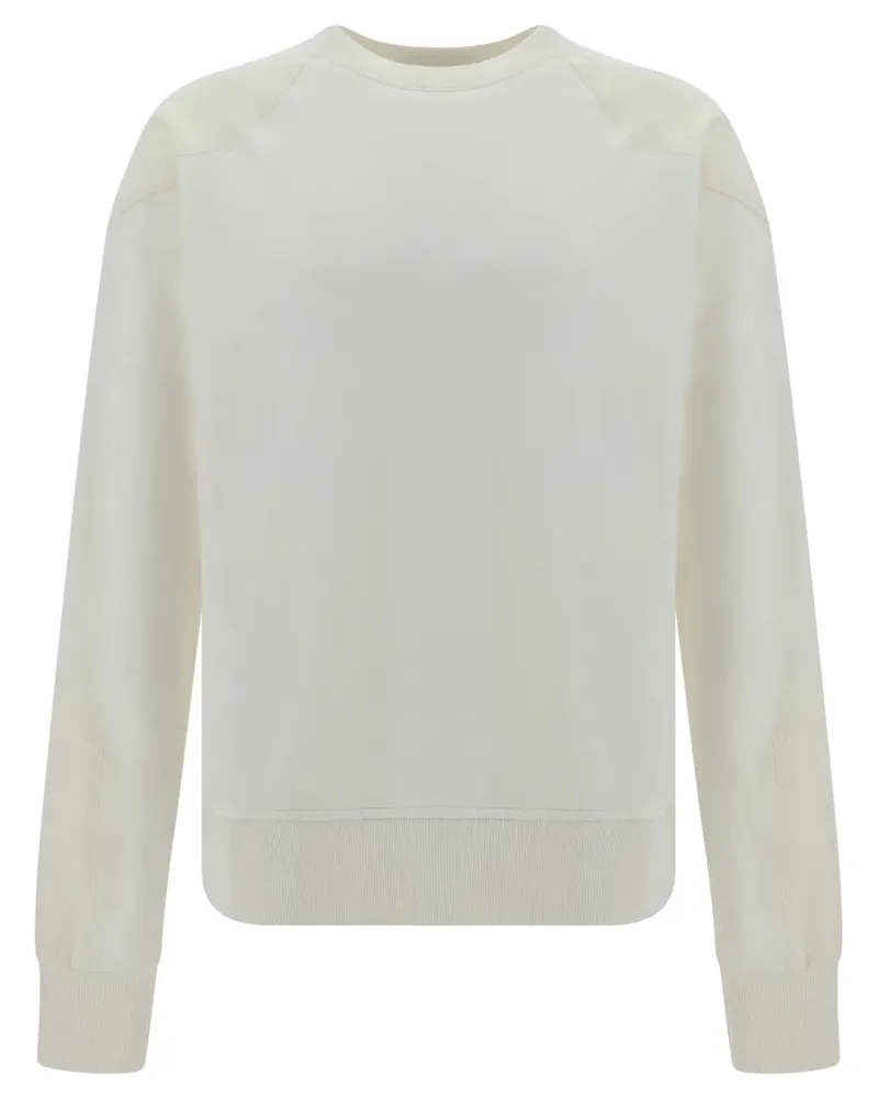 THOM KROM Sweatshirt mit Einsätzen - Weiß Weiß
