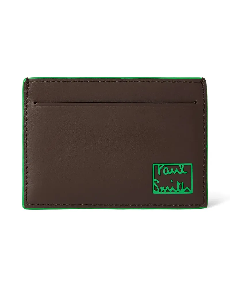 Paul Smith Zweifarbiges Kartenetui - Braun Braun