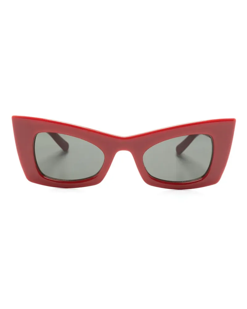 Saint Laurent Sonnenbrille mit Cat-Eye-Gestell - Rot Rot