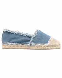 Castañer Espadrilles mit Fransen Blau