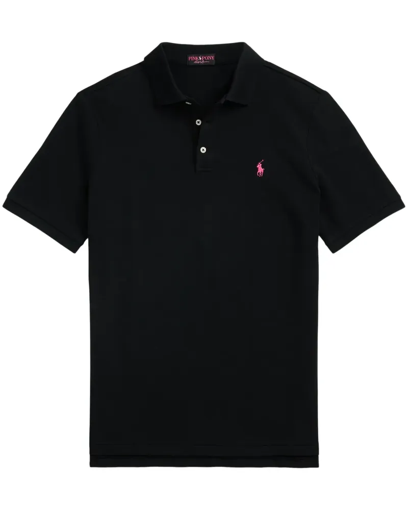 Ralph Lauren Poloshirt mit Polo Pony - Schwarz Schwarz