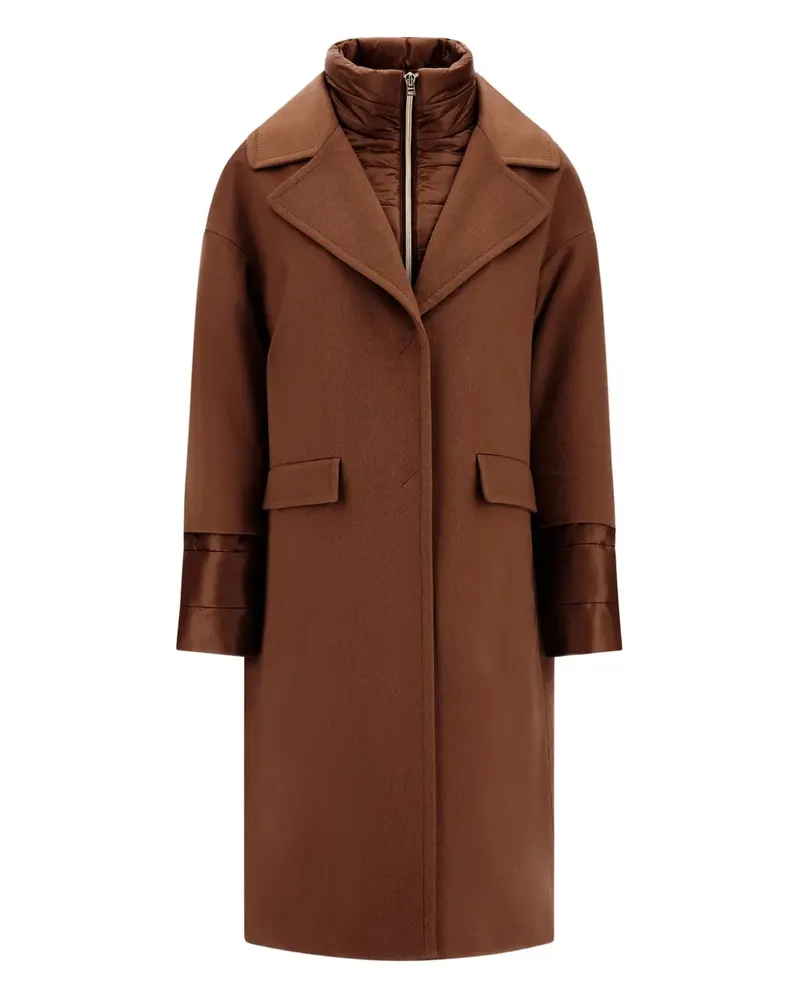 Herno Einreihiger Mantel - Braun Braun