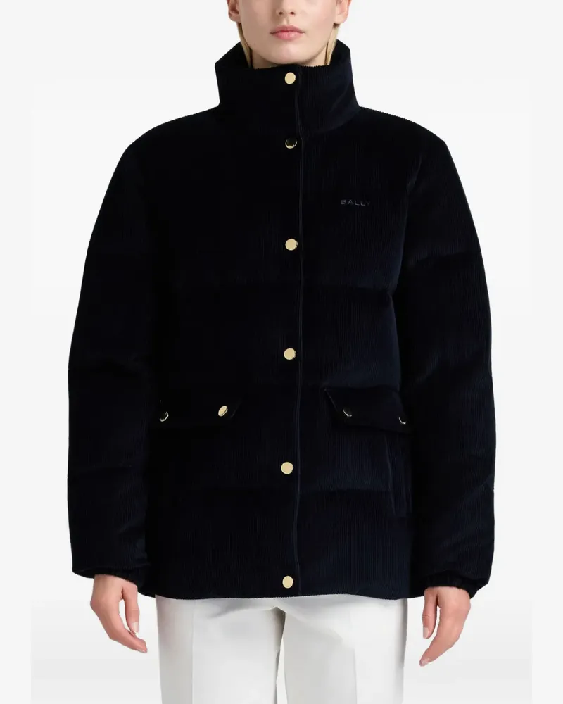 Bally Gefütterte Jacke mit Stehkragen - Blau Blau